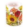 Свещ Sunny flowers cream
