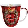 Чаша Christmas plaid red
