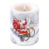 Свещ голяма Santa on sledge
