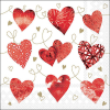 Салфетки Ten hearts