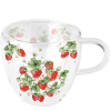 Чаша стъкло Bunch of strawberries