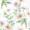 Салфетки Beautiful daisies white