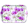 Поднос меламин Elegant orchids white
