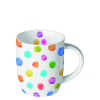 Чаша Poka dots white
