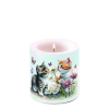 Свещ Kittens in flower field