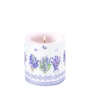 Свещ Lovely lavender white