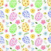 Салфетки Easter eggs and flowers 
