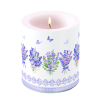 Свещ средна Lovely lavender white