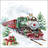 Салфетки Christmas train
