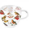 Двустенна стъклена чаша Autumn birds