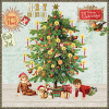 Салфетки Under the X Mas tree green